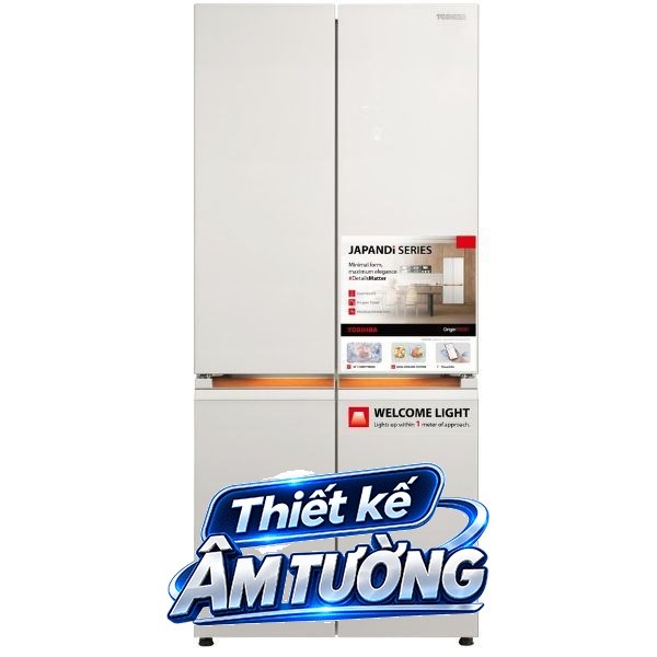 Tủ lạnh Toshiba Inverter 521 lít Multi Door GR-RF681WI-PGV(D4)
